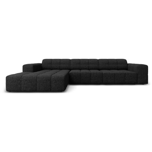 Cosmopolitan Design Antracitno siva kotna sedežna garnitura (levi kot) Chicago &amp;ndash; Slike
