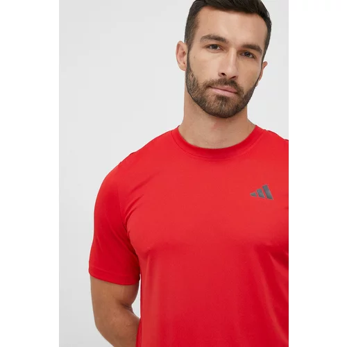 Adidas Kratka majica za vadbo Club rdeča barva