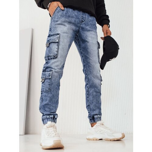 DStreet Men's Blue Cargo Pants Cene