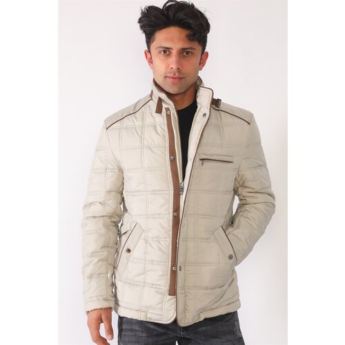 Dewberry M8640 MEN'S COAT-BEIGE Slike