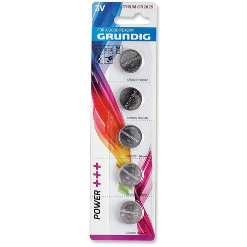 Grundig 5x baterija CR2025 150mAh 3V, (20374081) Cene
