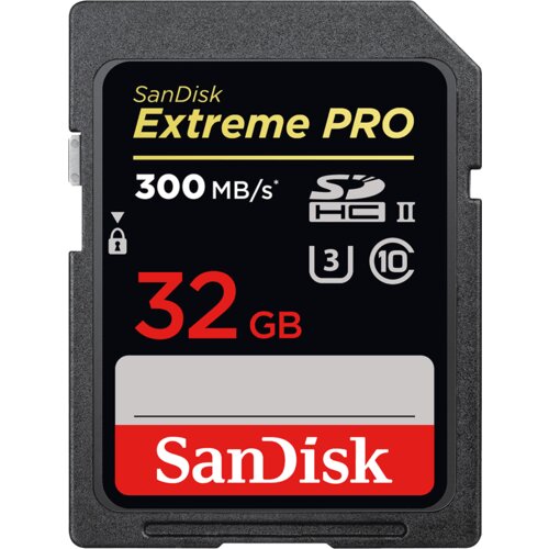 San Disk 32 GB SDHC ExtremePro 300MB/s UHS-II U3 Class10 Cijene