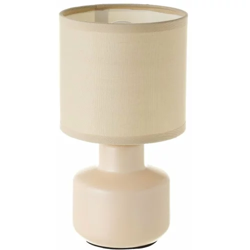 Casa Selección Bež stolna lampa keramička s tekstilnim sjenilom (visina 22 cm) –