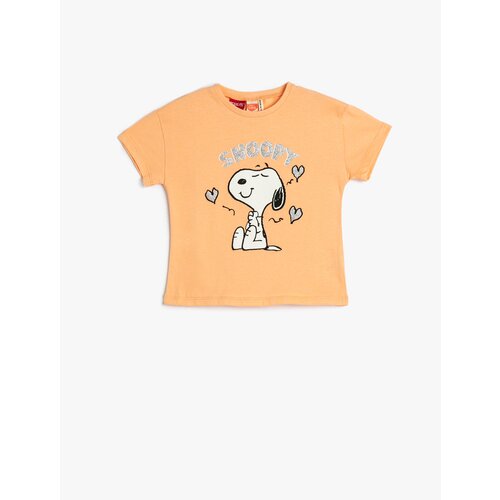 Koton Snoopy T-Shirt Licensed Short Sleeve Crew Neck Cotton Slike
