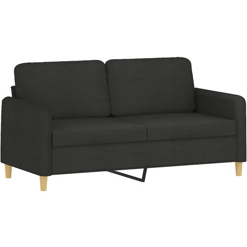 Maison Chic Dvosed kavč - Sofa - Kanape črn 140 cm blago, (21726499) Slike