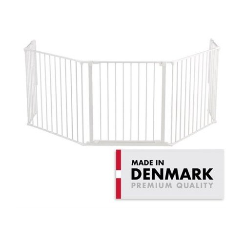 BabyDan Flex XL za&amp;scaron;titna ograda za kamin i &amp;scaron;iroke otvore, bela 90&amp;ndash;278 cm ( 20024 ) Slike
