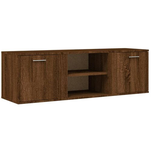 Maison Chic TV omarica - TV stojalo - Televizijska omarica rjavi hrast 120x34x37 cm inženirski les, (21699478) Slike