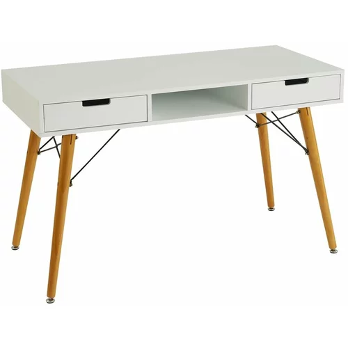 Casa Selección Radni stol s bijelom pločom stola 55x120 cm –