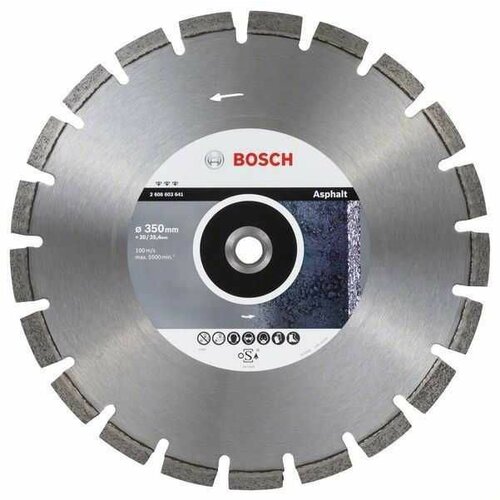 Bosch Dijamantska rezna ploča Best for Asphalt 2608603641/ 350 x 20/25/40 x 3/2 x 12 mm Slike
