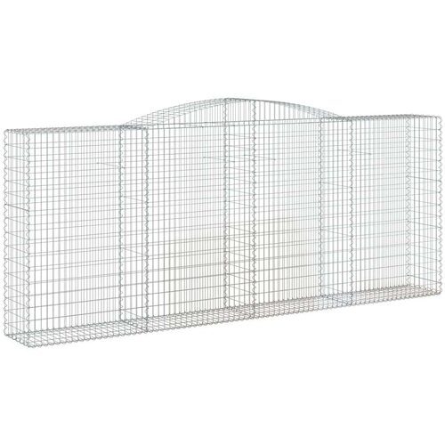  Obokana gabionska košara 7 kos 400x50x160/180cm cinkano železo, (21000416) Cene