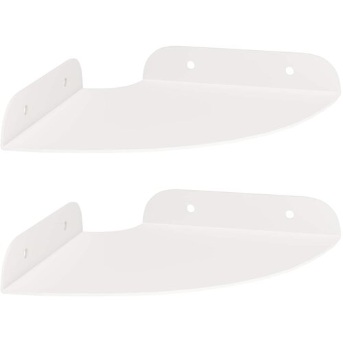  Lebdeća polica s policom s pohranom 2 pcs Bijeli 15 x 15 x 2 cm Slike