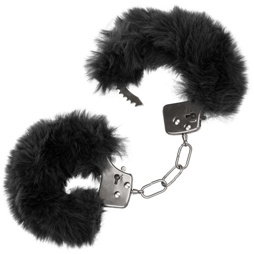SuperLove Dominance Furry Cuffs Black Cene