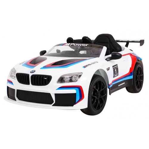  Licencirani auto na akumulator BMW M6 GT3 - bijeli Cene