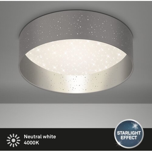 BRILONER 3882-014 - led plafonsko svetlo maila starry LED/18W/230V siva/srebrna Slike