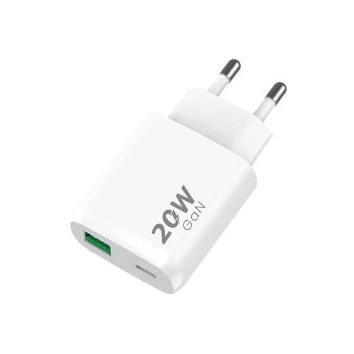 Winner Group - Adapter za brzo punjenje 1xUSB-C + 1xUSB-A Power Delivery 20W beo Cene