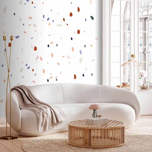  Foto tapeta - Classic Terrazzo on White Background 500x350 Standard Cene
