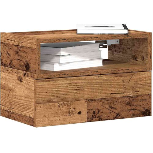 vidaXL Zidni noćni ormarići 2 kom staro drvo 45x26x28,5 cm Cene