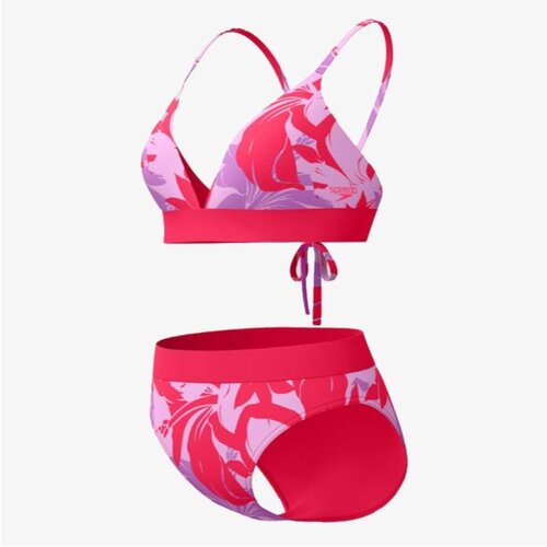 Speedo Womens printed banded triangle 2 piece Slike