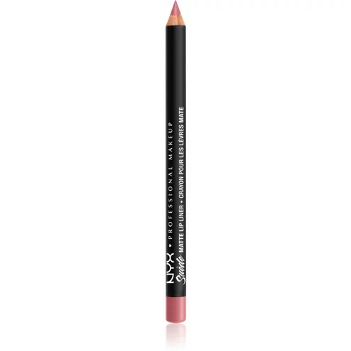 NYX Professional Makeup Suede Matte Lip Liner mat svinčnik za ustnice odtenek 09 Tea & Cookies 1 g