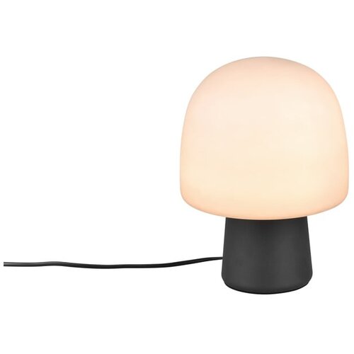  Namizna svetilka s steklenim senčilom v črni in beli barvi (vi&amp;scaron;ina 27 cm) Steen &amp;ndash; Slike