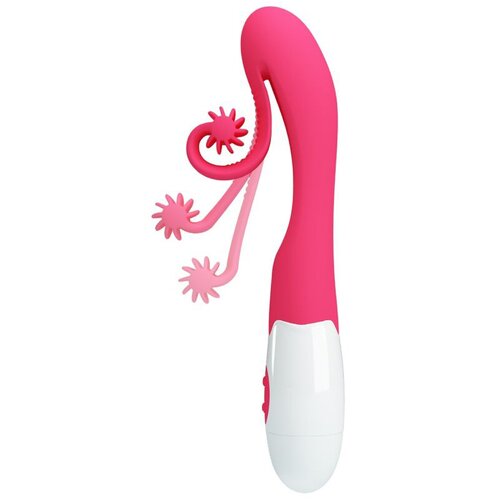 Romance Vibrator & Snail Clitoris Stimulator Pink Cene