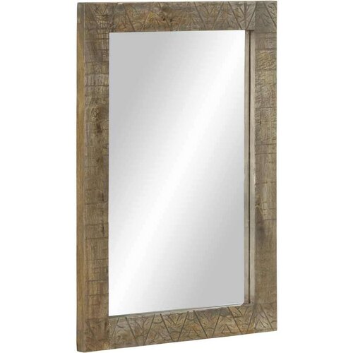  Ogledalo za kupaonicu 50x2 5x70 cm Puno drvo Mango Slike