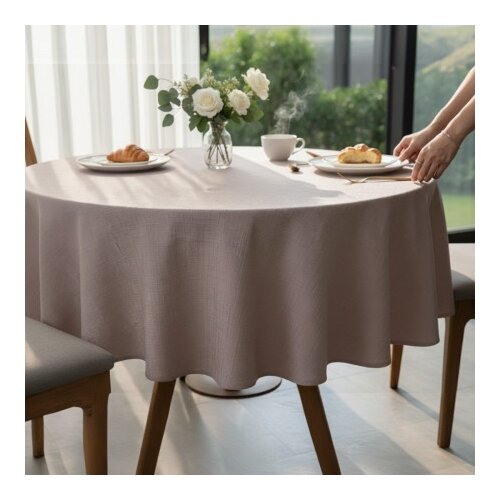  Stolnjak Ovalni 160x220cm Pink color Linije ( VLK0001360 pinklines ) Cene