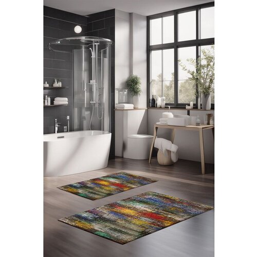  CT-5014 multicolor bathmat set (2 pieces) Cene