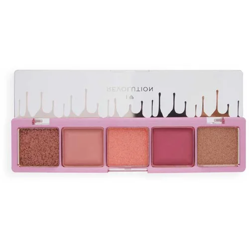 Revolution Mini Chocolate Palette paleta sjenila za oči nijansa White Vanilla Cream 5,5 g