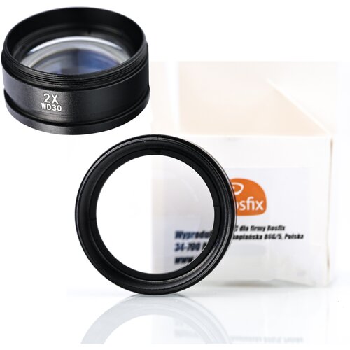 Rosfix OBJEKTIV ZA STEREOSKOPSKI MIKROSKOP 2X &ndash; 48 MM NAVOJ, 30 MM DELOVNA RAZDALJA | VISOKA KAKOVOST, (5000068590) Cene