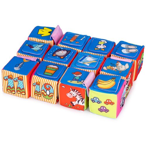 Chipolino set mekih edukativnih kocki &amp;ndash; 12 kom Slike