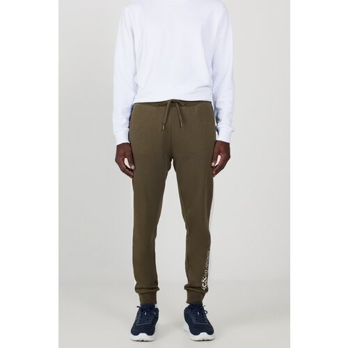 AC&Co / Altınyıldız Classics Men's Khaki Standard Fit Regular Cut Cotton Sweatpants Slike