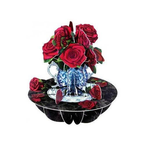 Santoro Pirouettes - Čestitka 3D - Pirouettes, Roses Cene