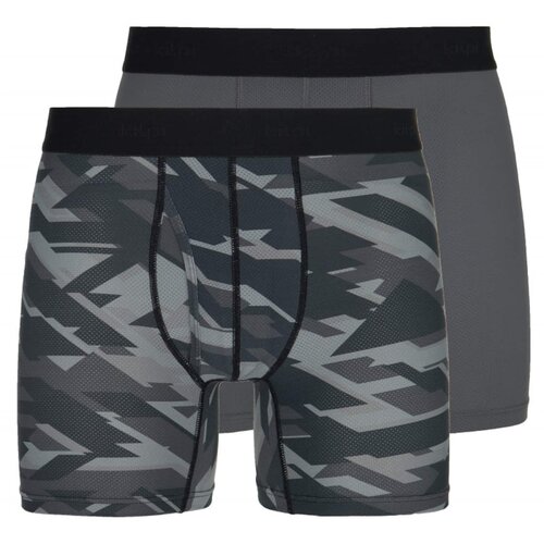 Kilpi Men&amp;#039;s technical boxers 2 pack NETT-M DARK GRAY Slike
