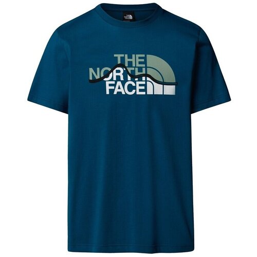 The North Face Majice s kratkimi rokavi NF0A87NTBSI1 Modra Slike