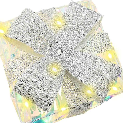VidaXL Poklonska kutija 3 pcs Topla bijela 20 x 20 x 20 cm PET Slike