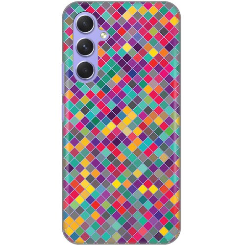 silikonska maska za Samsung A546B Galaxy A54 5G Colorful cubes Print Skin šarena Slike