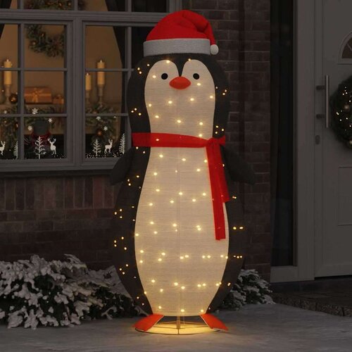 vidaXL Figura pingvina na snijegu Topla bijela 78 x 88 x 180 cm Cijene