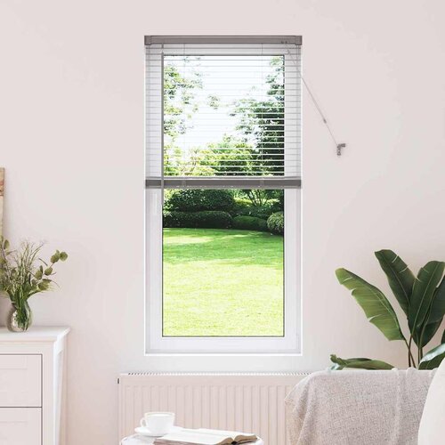 vidaXL Zavjesa za prozor sa zavjesama Srebrna 60 x 130 cm Aluminij Cijene