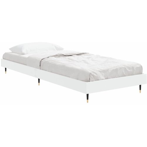  Okvir za krevet bijeli 90x190 cm konstruirano drvo Slike