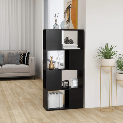 VidaXL Ormarić za knjige / sobna pregrada sivi 60x24x124,5 cm iverica Slike