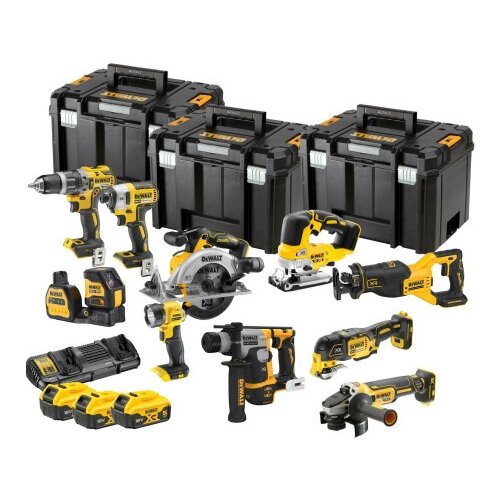 Dewalt DCK1012P4T akumulatorski set ma&scaron;ina, 18V XR, 10 delova, TSTAK koferi Cene
