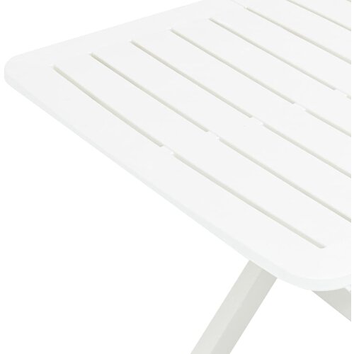  Sklopivi vrtni stol bijeli 79 x 72 x 70 cm plastični Slike