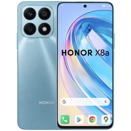 Honor Refabrikovani mobilni telefon x8a 4G, 6.7", 100 MP, 16 MP, 6/128GB,Grade-B, Cyan Lake Cene