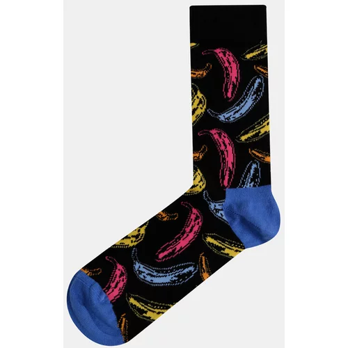 Happy Socks Andy Warhol Banana Nogavice Črna
