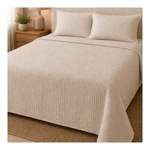 Dekordom Prekrivač punto line 200x220 - beige ( 025812 ) Slike