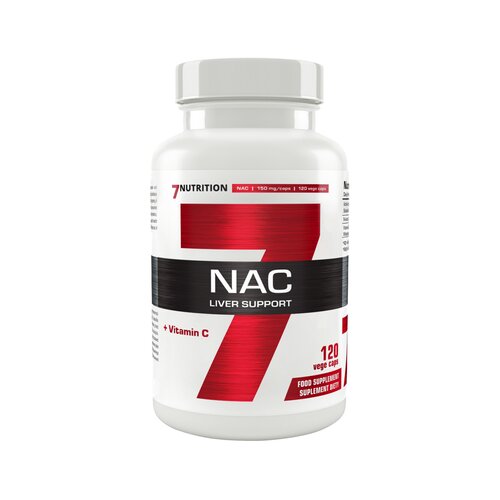 7NUTRITION Suplement za detoksikaciju i zdravlje disajnih puteva Nac, 120 kapsula Slike