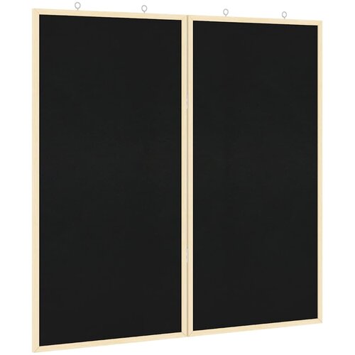  Bilten ploča Crna 80 x 80 x 1.4 cm Masivna borovina Slike