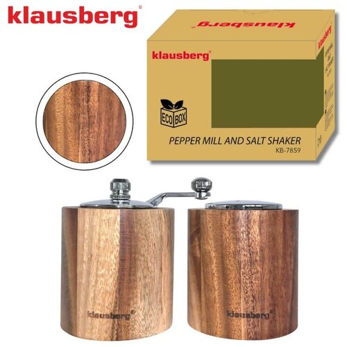 Klausberg KB-7859 set mlinaca za papar i soljenke od bagremova drva Slike
