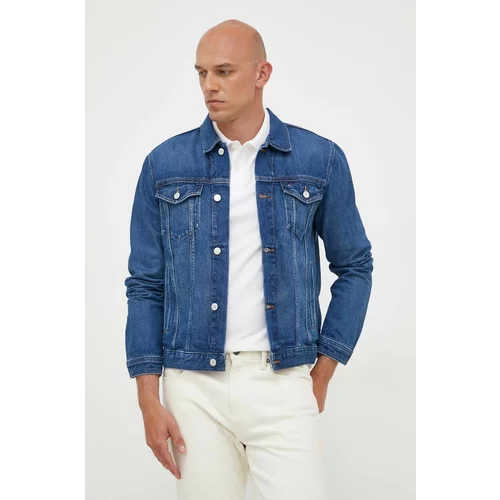 Tommy Hilfiger Jeans jakna moška, mornarsko modra barva
